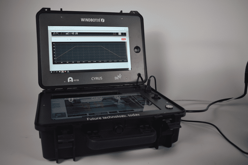 Estacion base Inspection and repair of wind turbine blades